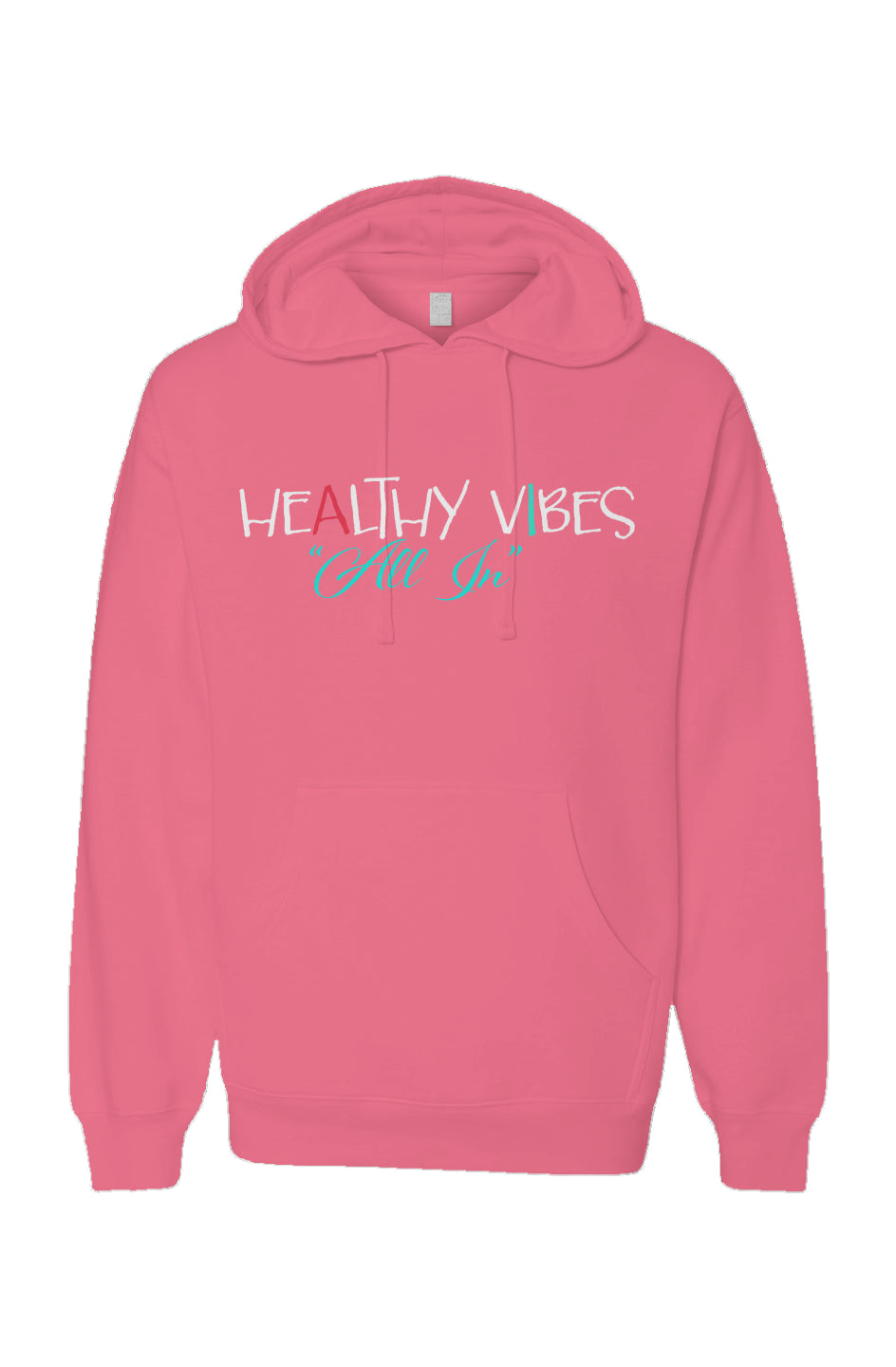 Neon Healthy Vibes Pullover Hoodies