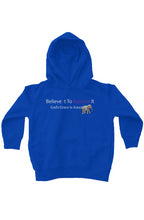 Load image into Gallery viewer, kids Believe it fleece pullover hoodie