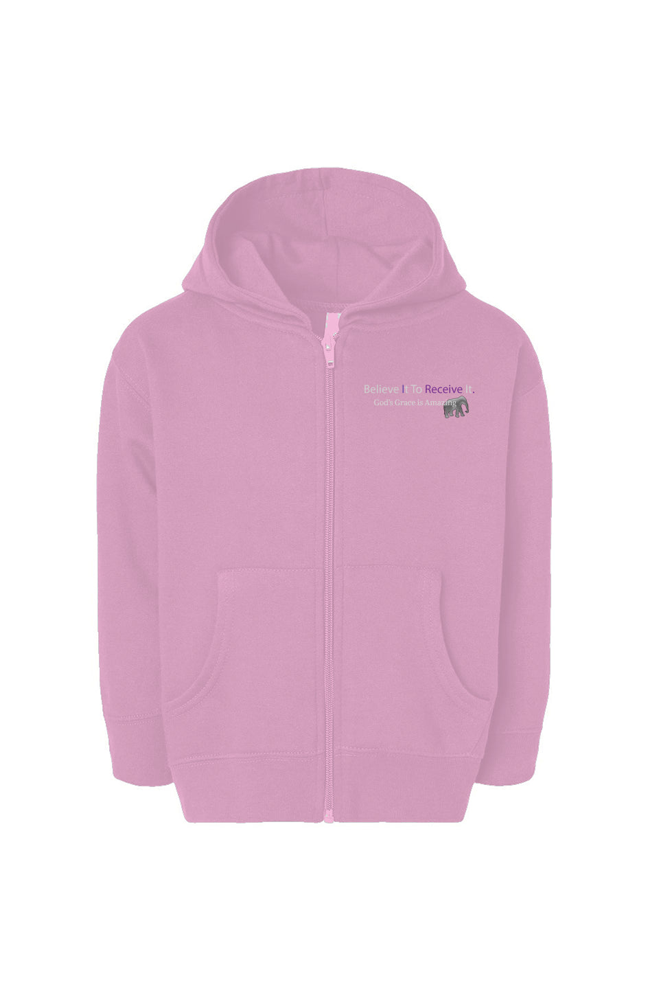 Toddler Believe It Full-Zip Fleece Hoodie