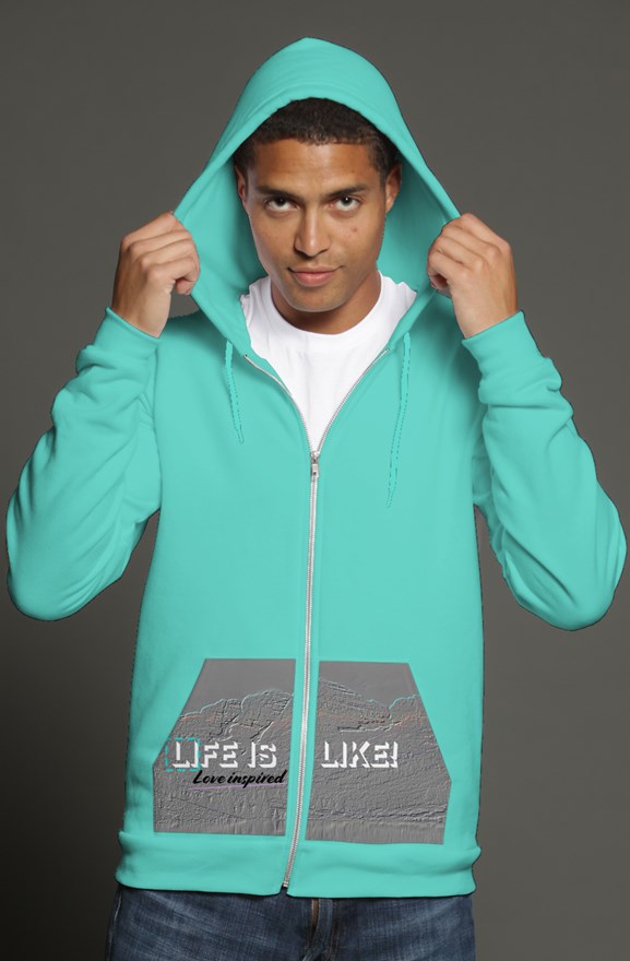 Teal Kid style LI design Wash look