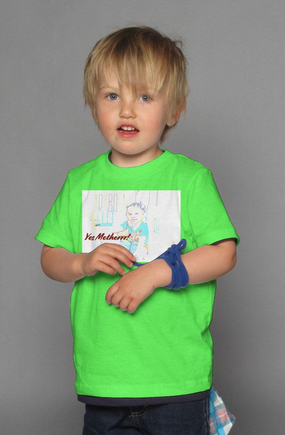 Yes Motherrr Kid Fun Tee